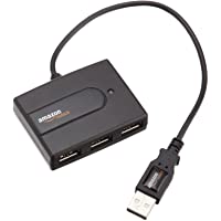 Amazon Basics - Hub USB 2.0 con 4 puertos